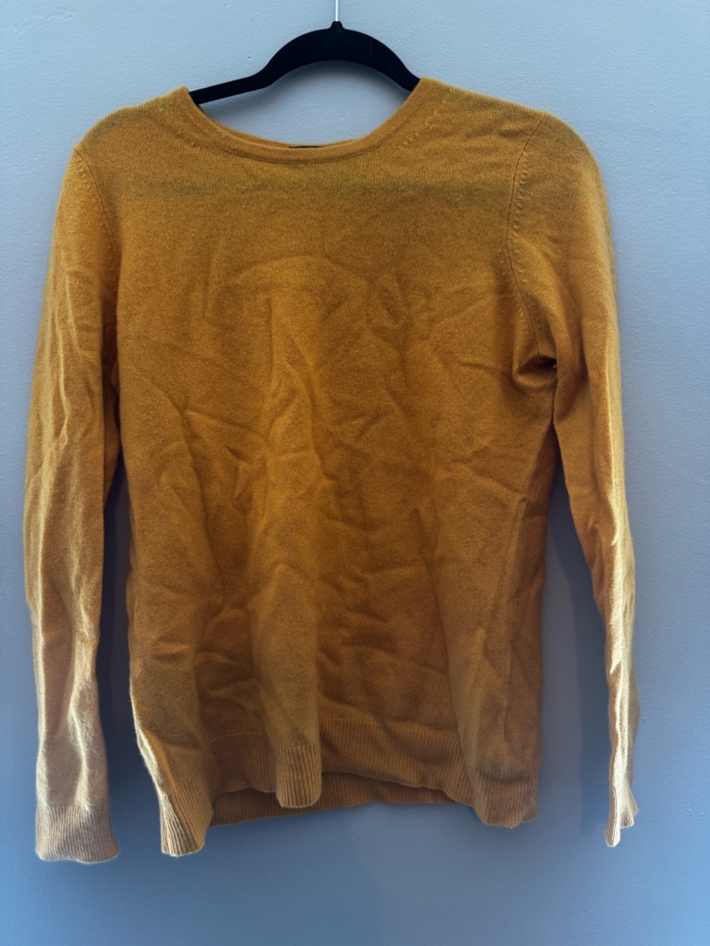 Charter Club Cashmere Sweater in Golden Yellow